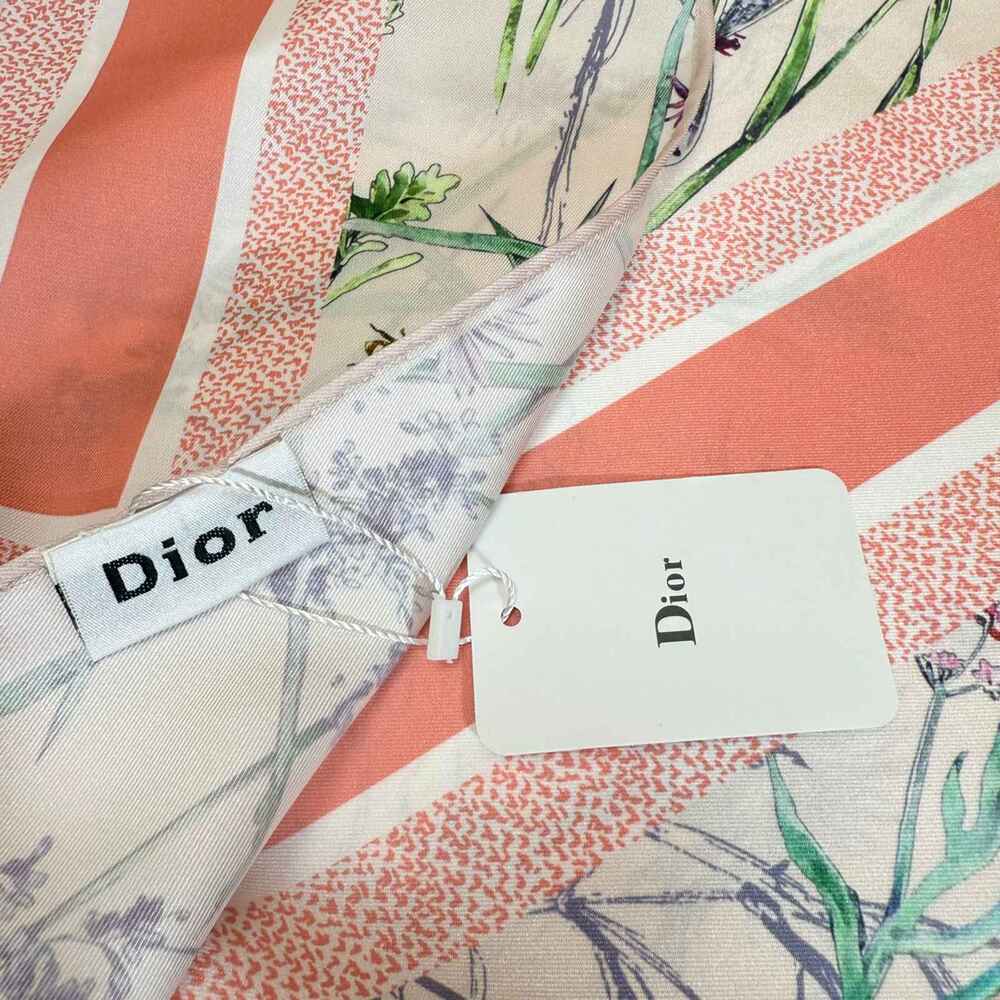 Dior Floral Square Scarf - Picture 7 of 9
